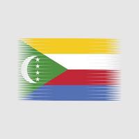 Comoren vlag vector. nationale vlag vector