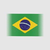 braziliaanse vlag vector. nationale vlag vector