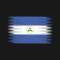 Nicaragua vlag vector. nationale vlag vector