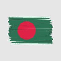 Bangladesh vlag borstel vector. nationale vlag vector