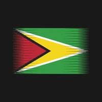 Guyana vlag vector. nationale vlag vector