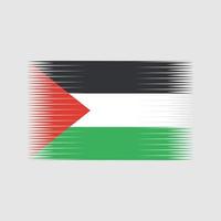 Palestijnse vlag vector. nationale vlag vector