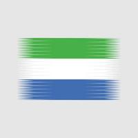 Sierra Leone vlag vector. nationale vlag vector