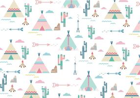 Tepee patroon vector