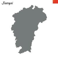 kaart provincie van China vector