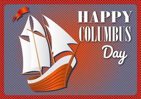 Gratis Gelukkige Columbus Day Vector