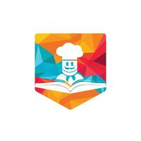 chef studie vector logo ontwerp sjabloon. voedsel Koken onderwijs logo illustratie icoon ontwerp.