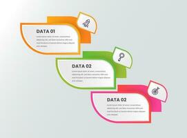 kleurrijk bedrijf infographic ontwerp elementen vector