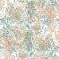 fantasie rommelig uit de vrije hand tekening meetkundig vormen naadloos patroon. oneindigheid ditsy kattebelletje abstract kaart, indeling. vector