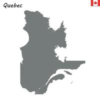 kaart provincie van Canada vector