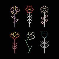 bloemen illustraties vector