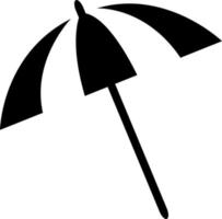 strand paraplu icoon voor strand en zwembad. vector