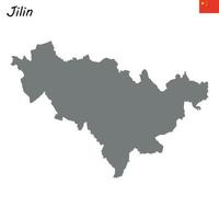 kaart provincie van China vector