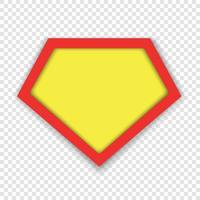 superheld logo sjabloon . vector