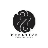 nummer 2 twee logo ontwerp premium pictogram vectorillustratie voor bedrijf banner sticker product merk vector