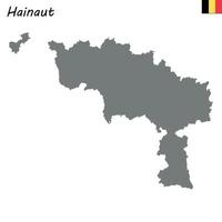 kaart provincie van belgie vector