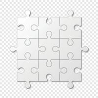 puzzel stuk bedrijf presentatie . vector illustratie