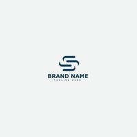 ss logo ontwerp sjabloon vector grafisch branding element.