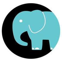 olifant icoon ilustration vector