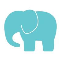 olifant icoon ilustration vector