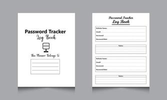 training log boek Sportschool training tracker notitieboekje interieur logboek sjabloon ontwerp vector