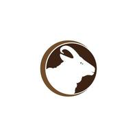 schapen logo vector illustratie ontwerp sjabloon