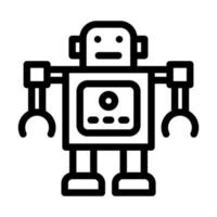 speelgoed- robot icoon ontwerp vector