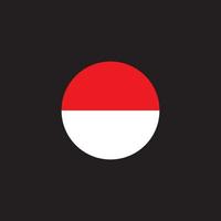 Indonesische vlag icoon vector