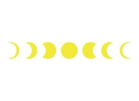 maan vector ontwerp illustratie geïsoleerd Aan wit achtergrond