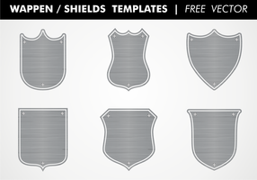 Wappen & Shields Sjablonen Gratis Vector