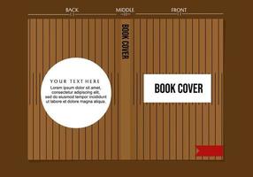 reeks van houten bruin kleur boek Hoes ontwerpen Aan verticaal strepen achtergrond vector