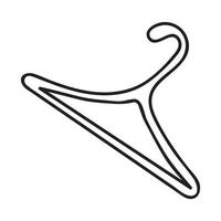 kleren hanger tekening vector