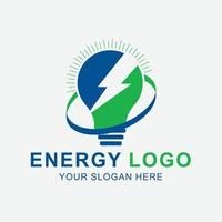 energie logo ontwerp vector