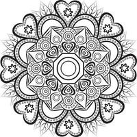 mandala ontwerpsjabloon vector