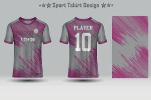 Amerikaans voetbal sport Jersey mockup abstract meetkundig patroon t-shirt ontwerp vector