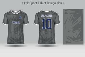 Amerikaans voetbal Jersey mockup en sport Jersey mockup met abstract meetkundig patroon vector