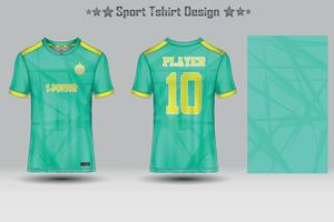 voetbal Jersey mockup Amerikaans voetbal Jersey ontwerp sublimatie sport t overhemd ontwerp verzameling voor racen, wielersport, gamen, motorcross vector