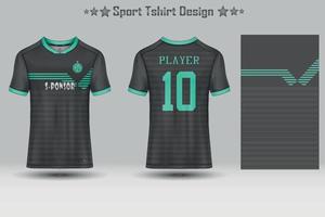 Amerikaans voetbal Jersey mockup en sport Jersey mockup met abstract meetkundig patroon vector