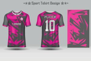 Amerikaans voetbal Jersey mockup en sport Jersey mockup met abstract meetkundig patroon vector