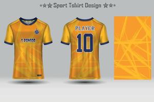 Amerikaans voetbal Jersey mockup en sport Jersey mockup met abstract meetkundig patroon vector