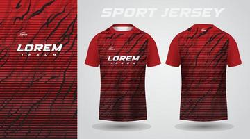 rood shirt sport jersey ontwerp vector