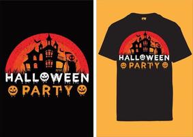 halloween t-shirt ontwerp heks vector