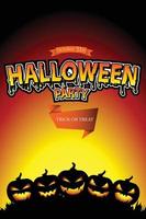 Halloween-uitnodiging. vector eps 10