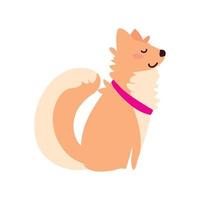 schattig hond huisdier vector