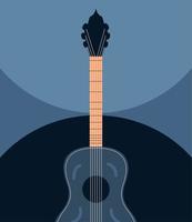 klassiek gitaar instrument vector