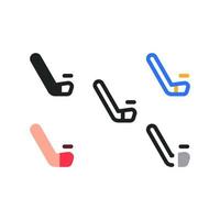 hockeystick icoon vector