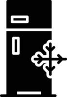 koelkast glyph-pictogram vector