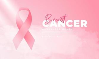 borst kanker bewustzijn maand, geschikt voor achtergronden, spandoeken, affiches, en anderen vector