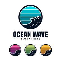 oceaan Golf logo ontwerp sjabloon vector