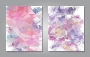 vector meetkundig achtergrond met driehoeken. kleurrijk laag poly illustratie voor kaart, poster of behang. veelkleurig mozaïek- ontwerp element.